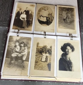 ~Álbum de postales~273 piezas~Tarjetas postales con fotos reales~ 1906+~Enorme álbum~ - Imagen 1 de 21