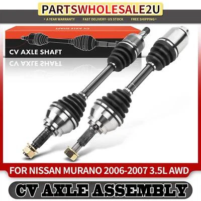 2Pcs Front Left & Right CV Axle Assembly for Nissan Murano 2003 2004 2005-2007 - Image 1 of 4