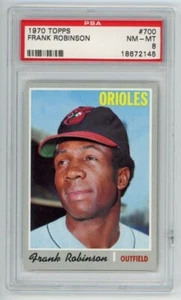1970 Topps #700 Frank Robinson Baltimore Orioles HOF PSA 8 NM-MT - Picture 1 of 2
