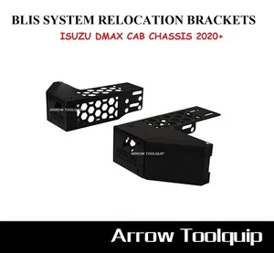 ISUZU DMAX CAB CHASSIS 2020+ BLIS System Blind Spot Sensors Relocation Brackets - Picture 1 of 5