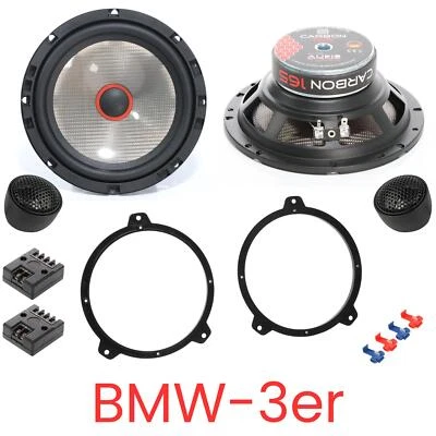 Audio System CARBON 165 Lautsprecher Boxen Set kompatibel für BMW 3er Coupe E46 - Bild 1 von 4