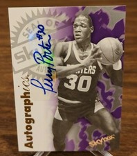 2011-12 FLEER RETRO 1997-98 Autographics Design TERRY PORTER Auto Portland 