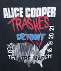 T-shirt vintage Alice Cooper Trashes Detroit 1989 Tour taille XL
