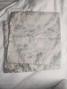 Surya Carpet Inc 123353 18x18 Turquoise & Cream Leaf Pattern Pillow Lot 2 Covers - Picture 1 of 8