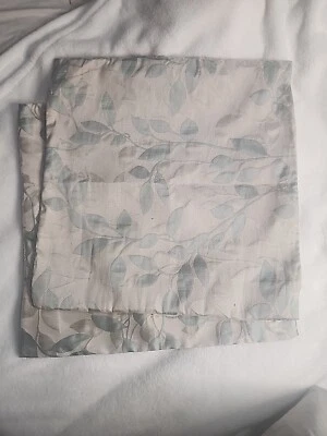 Surya Carpet Inc 123353 18x18 Turquoise & Cream Leaf Pattern Pillow Lot 2 Covers - Image 1 of 4