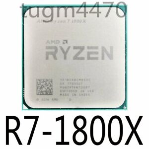 AMD Ryzen 7 1800X R7-1800X 3.6 GHz 14 nm 8-Core Socket AM4 CPU Processors