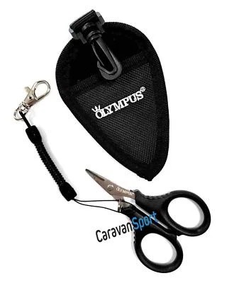 FORBICE PESCA CON FODERO OT25 MICRO BARID SCISSOR OLYMPUS TRECCIATO MULTIFIBRA - Immagine 1 di 2