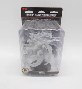 D&D Dragon Young Blue Dragon Nolzur´s Primed Marvelous Miniatures - Bild 1 von 4
