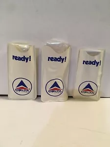 N.O.S. Vintage DELTA Airlines Regenhauben ca. 1970er Passagier Geschenke unbenutzt NEU - Bild 1 von 3