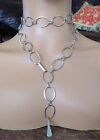 RLM Studio 10-Looks-In-1 Oval Link Necklace in Sterling Silver 36" 31.3g Morris