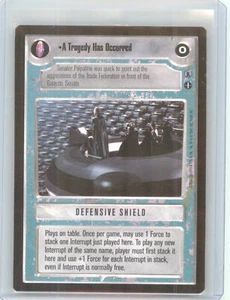 A Tragedy Has Occurred (Defensive Shield) | Light Side | Reflections III | SWCCG - Picture 1 of 2