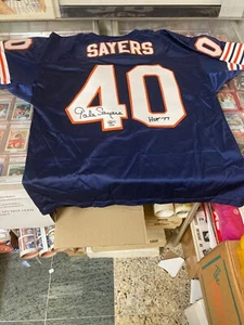 Gale Sayers Signed HOF 77 Xavier Proline Jersey Bears Beckett/Mounted Memories - Picture 1 of 6