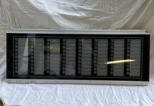 NSM PRESTIGE SELECTION BOARD MUSIC GLASS FRONT SONGS JUKEBOX PARTS - Picture 1 of 15