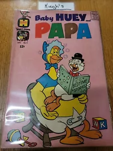 Harvey Comics 1963 - Baby Huey Papa #9 *Worn* - Picture 1 of 2