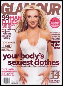 Glamour Magazine (Cover Only) Britney Spears 2000s December 2003 COVER ONLY - Picture 1 of 1
