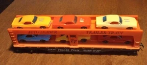 TYCO Nenngröße H0 AUTO LADER & 6 MUSCLE CARS Frisco TT Anhängerzug KEINE BOX - Bild 1 von 6