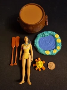Rare Vintage Disney Pocahontas PVC Action Figure Figur Play Set Fire Pond Ruder - Bild 1 von 3