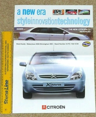 2000 CITROEN RANGE Brochure - C5 Xsara T4 Saxo Berlingo Xantia Synergie Pluriel - Image 1 of 4