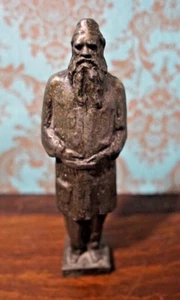 LEV TOLSTOY heavy USSR Statuette Figurine Soviete Russian Vintage Figure - Picture 1 of 6