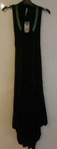 BNWT! Firetrap Black Maxi Beach Cover Up Dress. Size Medium - Picture 1 of 3