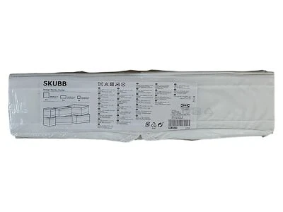 IKEA SKUBB Boxen 6er SET Aufbewahrungsboxen Regaleinsätze Schubladeneinsatz weiß - Bild 1 von 2