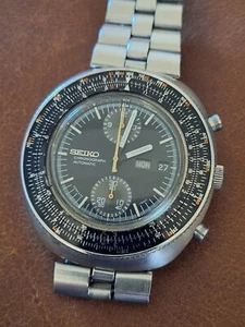 Mint Well Preserved Seiko Slide Rule 6138-7000 Automatic Chronograph Calculator - Picture 1 of 24