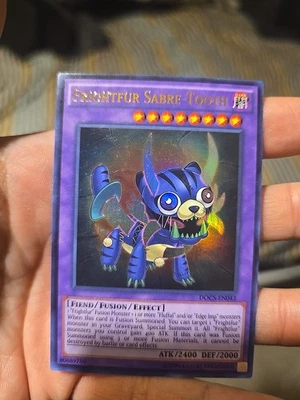 Yu-Gi-Oh! Frightfur Sabre-Tooth Unlimited DOCS-EN043 Ultra Rare LP  - Image 1 of 4