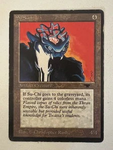 Magic the Gathering MTG Antiquities Su-Chi MP-  (Beta Bob) - Picture 1 of 2