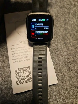 Garmin Venu SQ 2 GPS Smartwatch Grau/Anthrazit - Gebraucht - Sehr Guter Zustand - Bild 1 von 4
