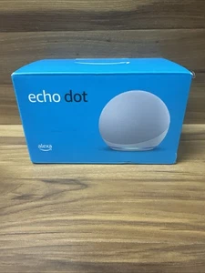 Amazon Echo Dot (4th Gen) Smart Speaker Alexa WiFi Bluetooth - Glacier White - Picture 1 of 5