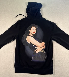 Selena Quintanilla Official Selena Merchandise Black Hoodie Sweatshirt SMALL - Picture 1 of 6