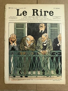 Le Rire Journal Humoristique French Magazine September 17, 1898 - Picture 1 of 4