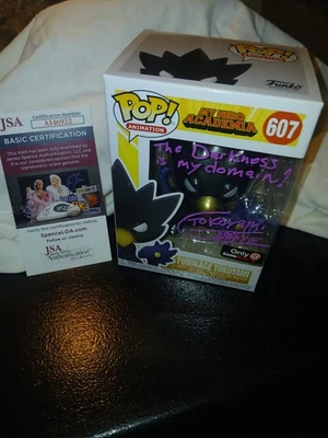 Funko Pop! Vinilo: MHA - Fumikage Tokoyami #607 Josh Grelle FIRMADO CERTIFICADO DE AUTENTICIDAD JSA (GS) Foto 1 de 4