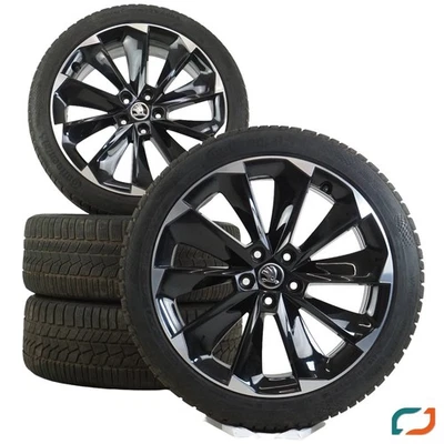 Original Skoda Superb 3V Supernova Winterräder Winterreifen 19 Zoll 3V0601025S - Bild 1 von 4