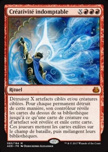 Magic The Gathering Magic The Gathering creatividad indomable francesa éter revuelta casi nueva casi como nueva - Imagen 1 de 1