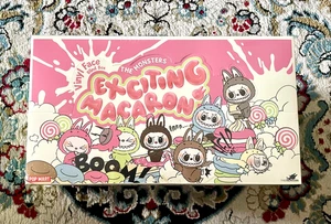 Pop Mart The Monsters Labubu Exciting Macaron Whole Set Original New Sealed - Imagen 1 de 5