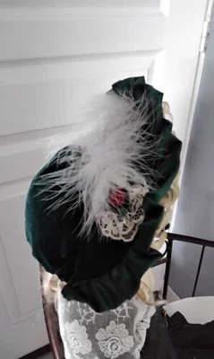magnifique chapeau pour poupée ancienne voir mes autres ventes de poupées access - Photo 1/4