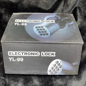 Electronic Door Lock YL-99 Push Button Code BRAND NEW ~ Box Opened COMPLETE - Picture 1 of 6
