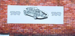 TVR GRIFFITH cutaway WORK SHOP BANNER SENT TRACKED - Picture 1 of 1