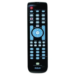 Rca Three Device Universal Remote Control Ergonomic Backlit Keypad Black - Picture 1 of 2