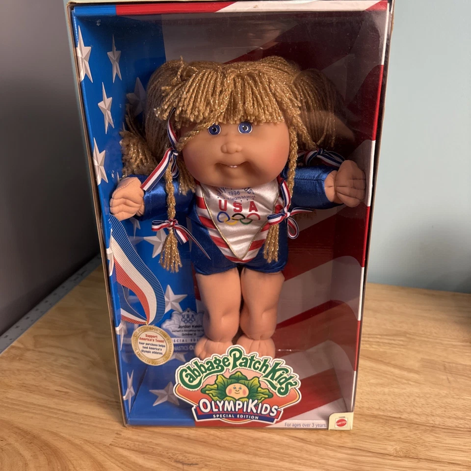 Cabbage Patch Kids Olympikids Special Edition Doll Track Field 1996 14in Lenore