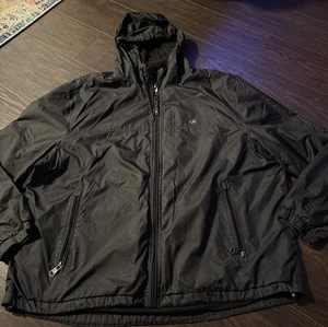 Men’s Calvin Klein Fleece-Lined Full Zip Hooded Jacket - Black, Size XXL - Picture 1 of 3