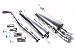 Scarico Completo Acciaio Inox 2x76 DTM per OPEL VECTRA B BERLINA (J96) - Imagen 1 de 1
