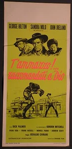 Poster T'AMMAZZO RECOMMENDED TO GOD 1ST EDITION ITAL.1968 GEORGE HILTON, SANDRA MILO - Picture 1 of 1