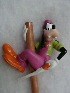 ViTG Looney Tunes Goofy Pencil & Topper Applause Disney 2-in Signed - Picture 1 of 7