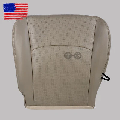 For 2009-2012 Dodge Ram 1500 2500 3500 Driver Lower Perf Leather Seat Cover Tan - Image 1 of 4