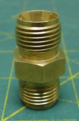 Swagelok B-810-6 1/2" Male SAE Brass Conduit Pipe Fitting No Nuts  - Image 1 of 3