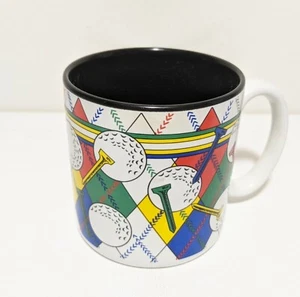GOLF TEES FLOWERS INC. BALLOONS COFFEE MUG SUSAN BURGER GOLF EUC - Picture 1 of 2