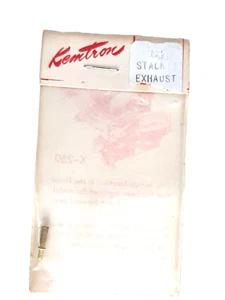 Kemtron 122 Stack Exhaust HO Scale Model Railroad Train Parts Accessories - Picture 1 of 3