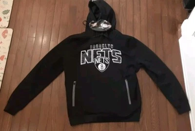 NBA Brooklyn Nets Sudadera con Capucha Suéter con Máscara Facial NBA (Talla Grande para Hombre) Foto 1 de 4